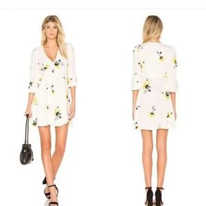 Free People Floral mini Dress size Small